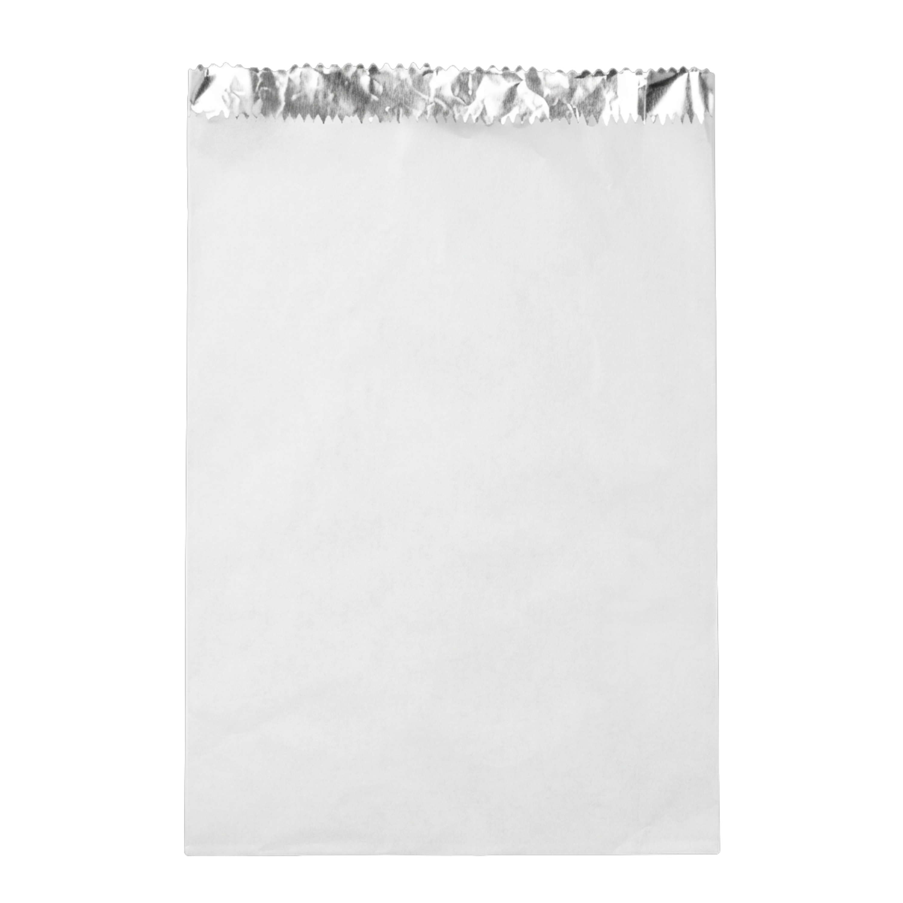FB4 - Plain White XL Foil Chicken Bag