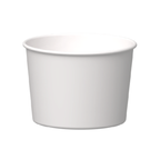Ice Cream Cup 3oz Plain White - 1500/Ctn