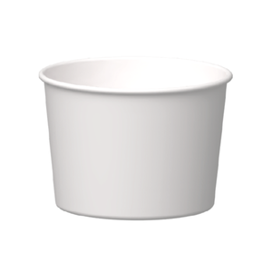 Ice Cream Cup 3oz Plain White - 1500/Ctn