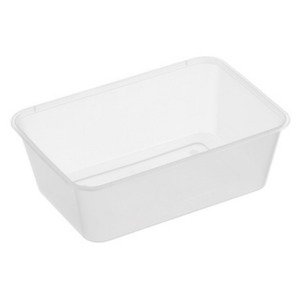 750ml G Rectangular Container Natural - 500/c