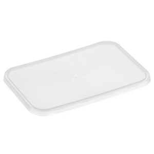 Ribbed Rectangular LID (to suit 500-1000ml)-500/c