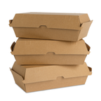 NaturalPak Brown Kraft Snack Box Regular - 200/ctn