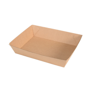 NaturalPak Brown Kraft Tray 3 - 250/ctn