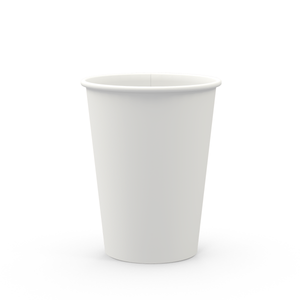 NatPak WHITE Single Wall 12oz Hot Cup - 1000ctn