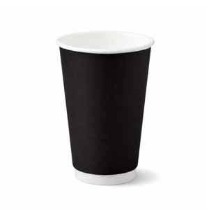 NatPak BLACK Double Wall 16oz Hot Cup - 500ctn