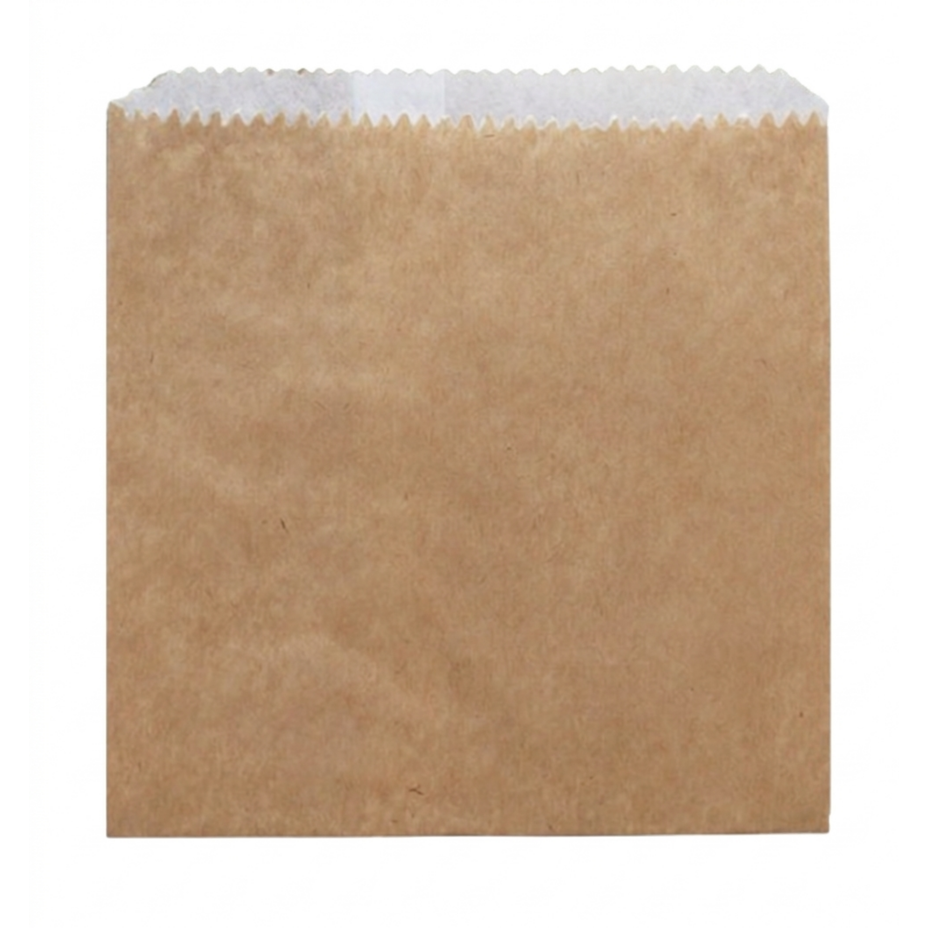 Greaseproof 2 Square Kraft Satchel Bag - 1000/Ctn