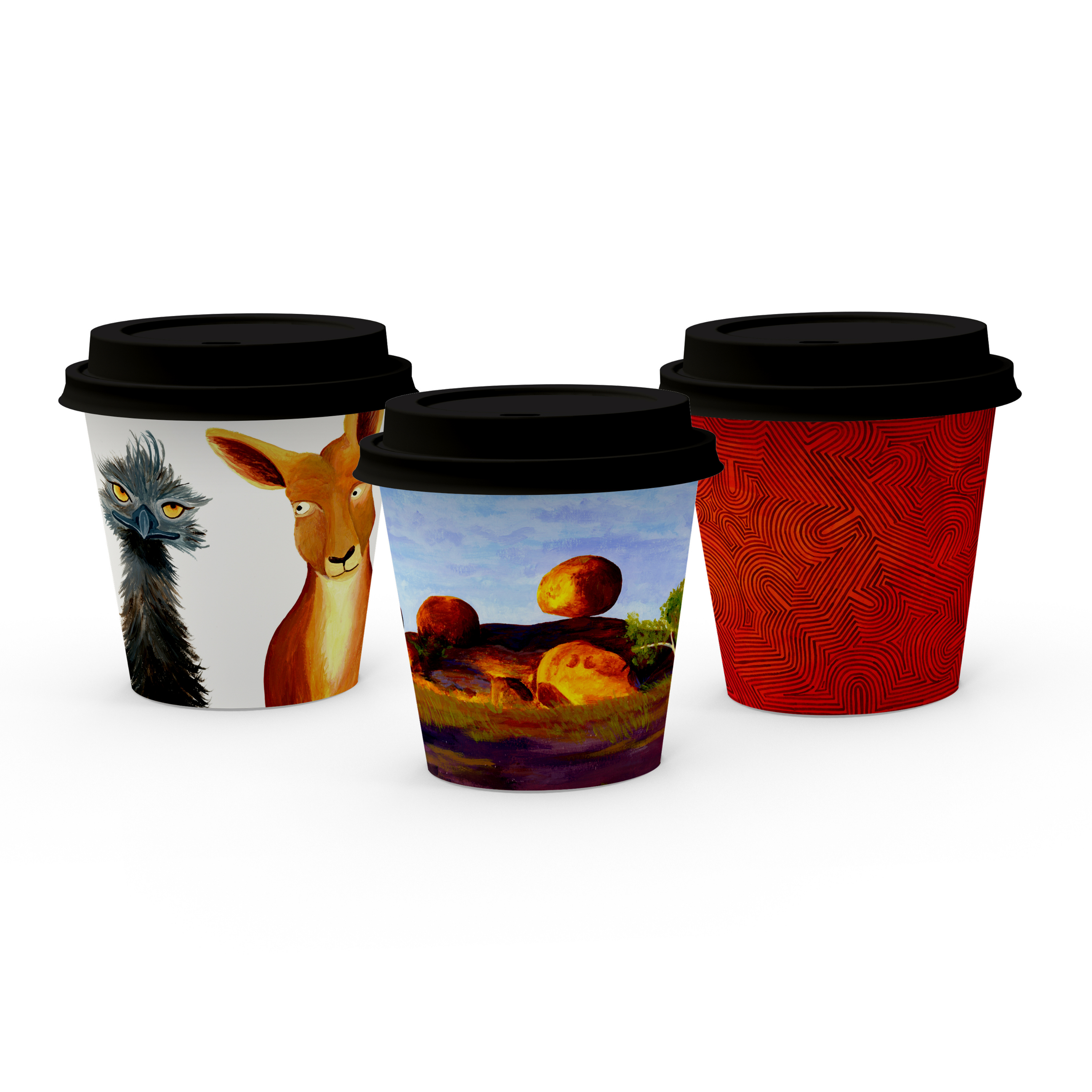 8oz (295ml) NaturalPak Single Wall Trend Cup