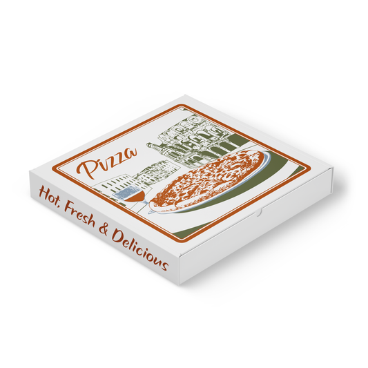 Trend Pizza Roman 13" DF White - 50/Bundle