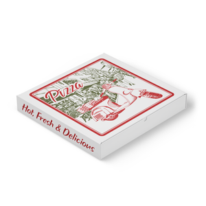 Trend Pizza Vespa 13" DF White - 50/Bundle