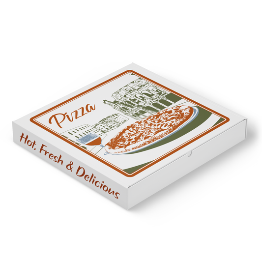 Trend Pizza Roman 15" DF White - 50/Bundle