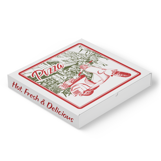 Trend Pizza Vespa 15" DF White - 50/Bundle