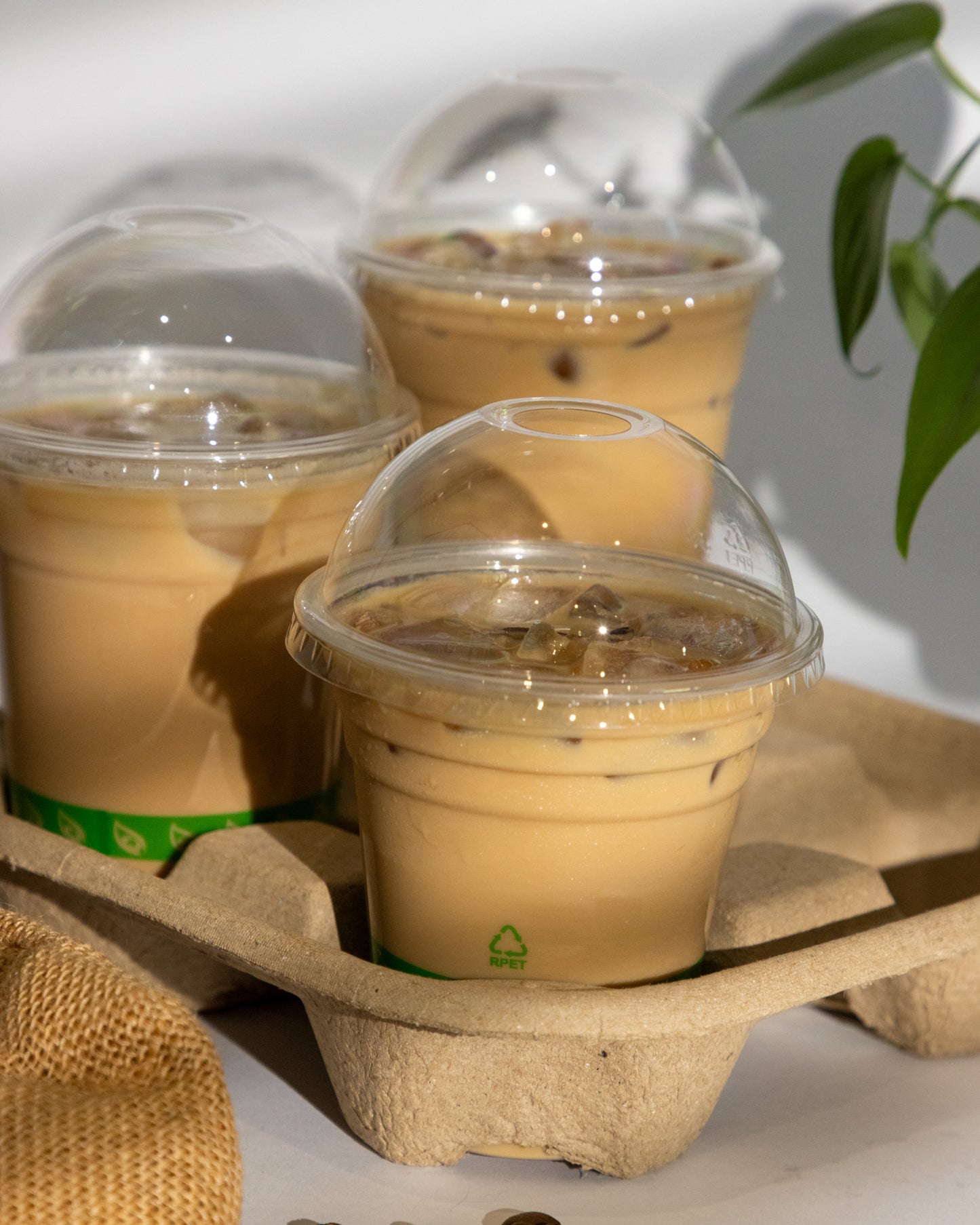 NaturalPak RPET Dome Lid to suit 12oz-20oz-1000/ct