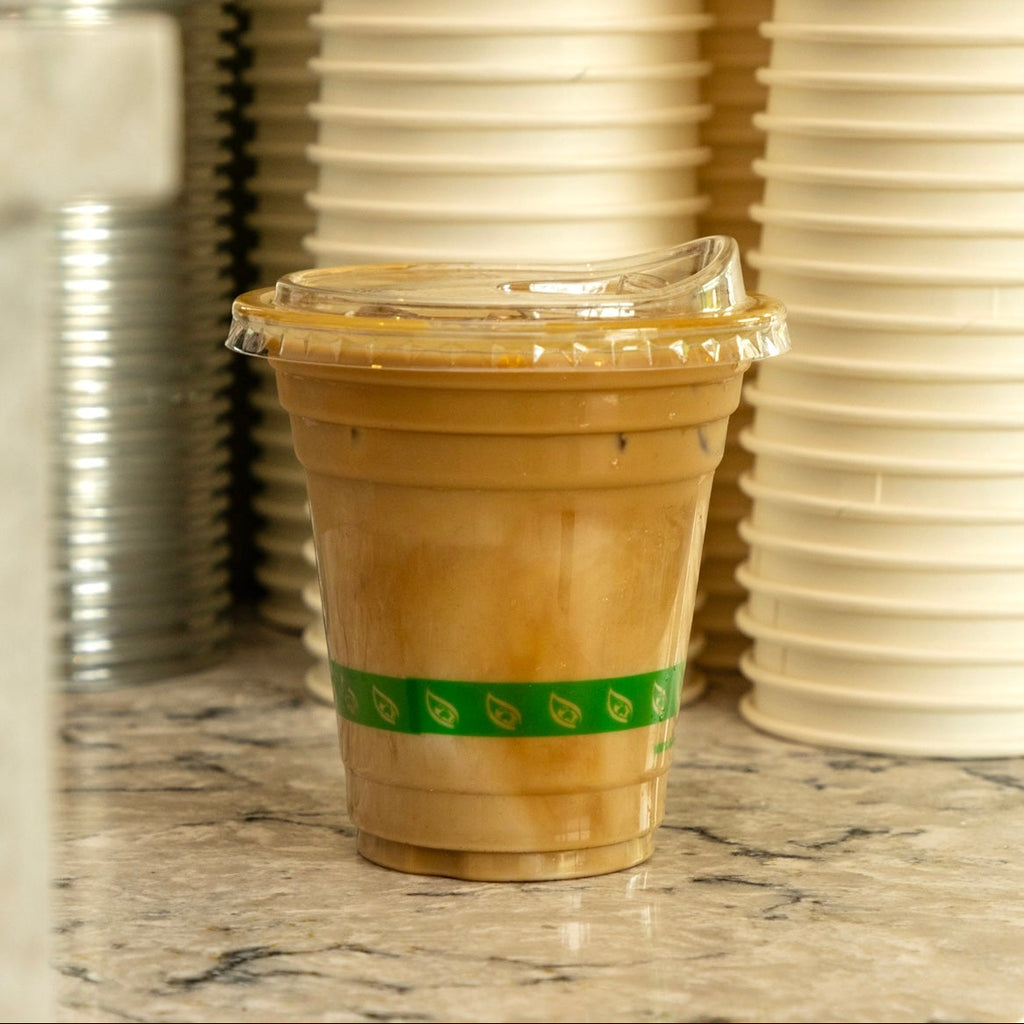 NaturalPak RPET Sipper Lid to suit 12oz-20oz-1000