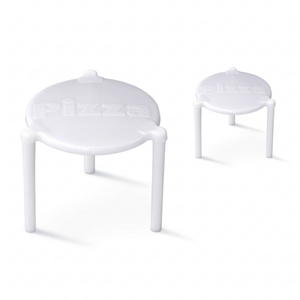 Pizza Box Stands - White PP - 1000/ctn