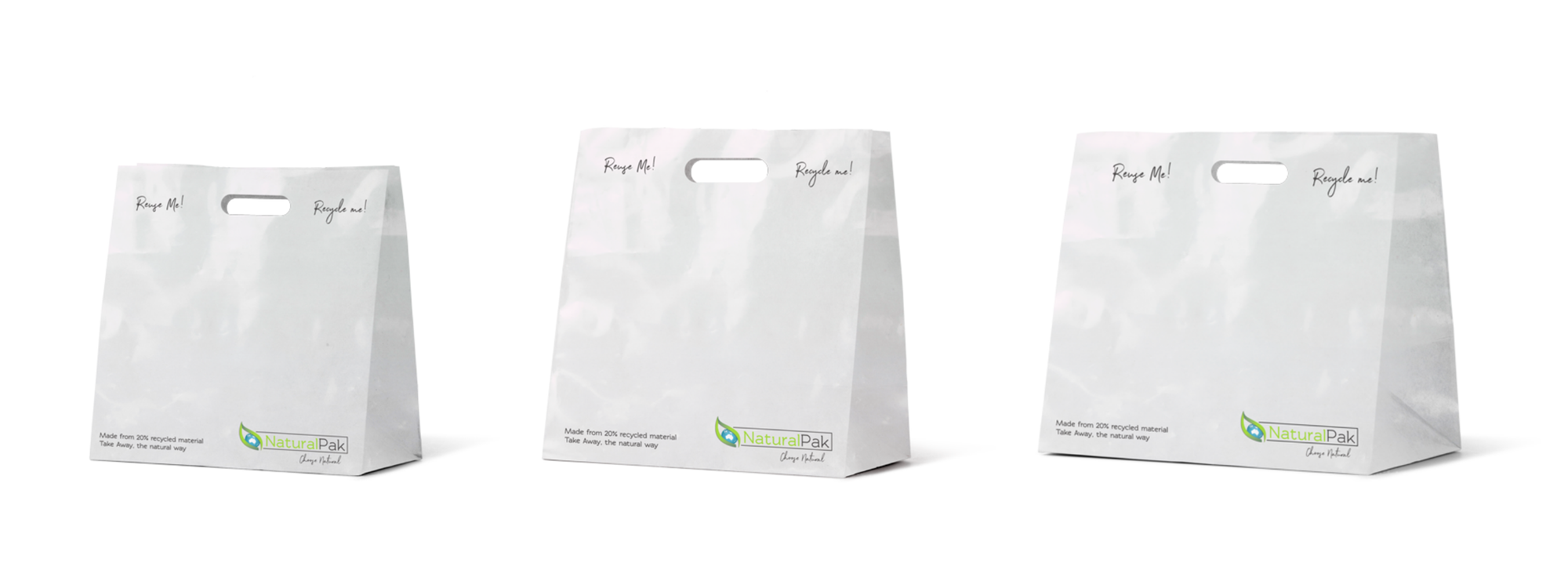 Recycled Plastic Takeaway Bags