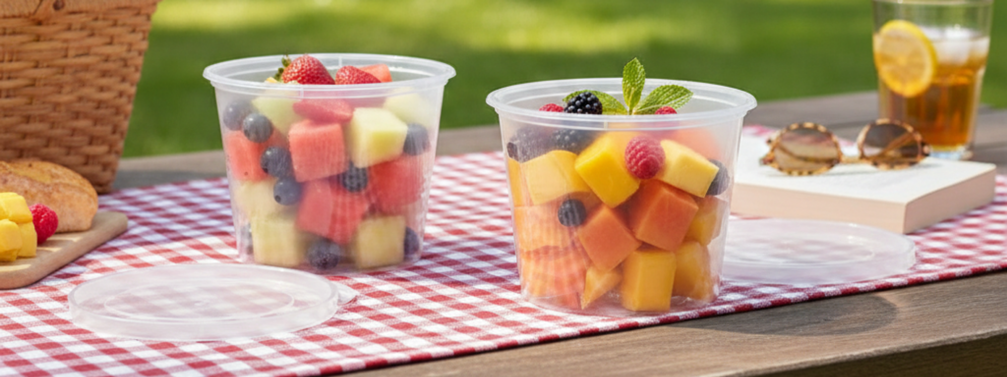 Round Containers & Lids
