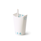 12oz White Kraft The Good Cup - 1000/Ctn