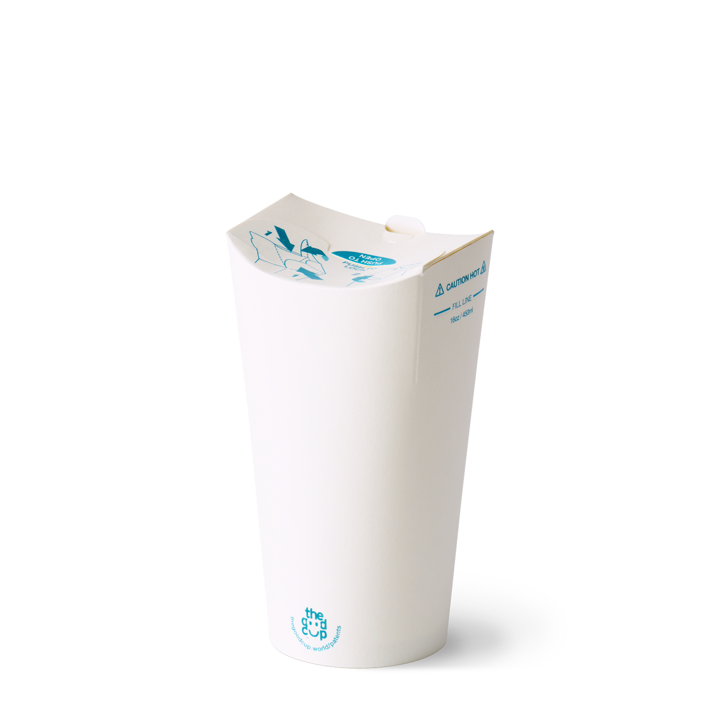 16oz White Kraft The Good Cup - 800/Ctn