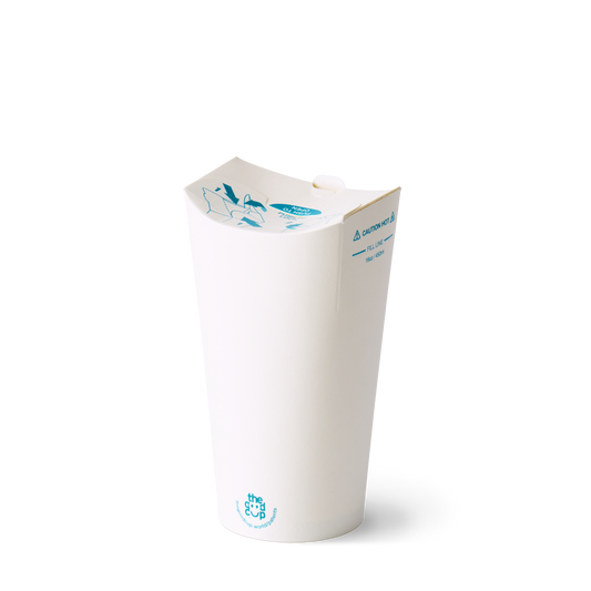 16oz White Kraft The Good Cup - 800/Ctn