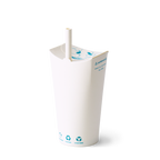 16oz White Kraft The Good Cup - 800/Ctn