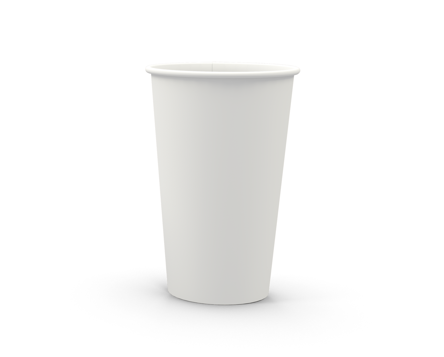 NatPak WHITE Single Wall 16oz Hot Cup - 1000ctn