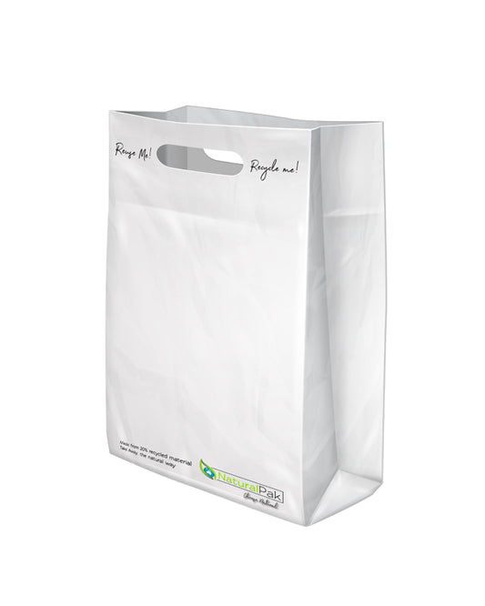 Recyclable white plastic Takeaway Large