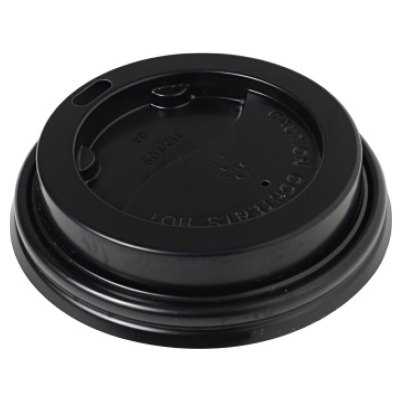 BetaEco Recyclable Lid Black 8/12/16oz Cups (90mm)
