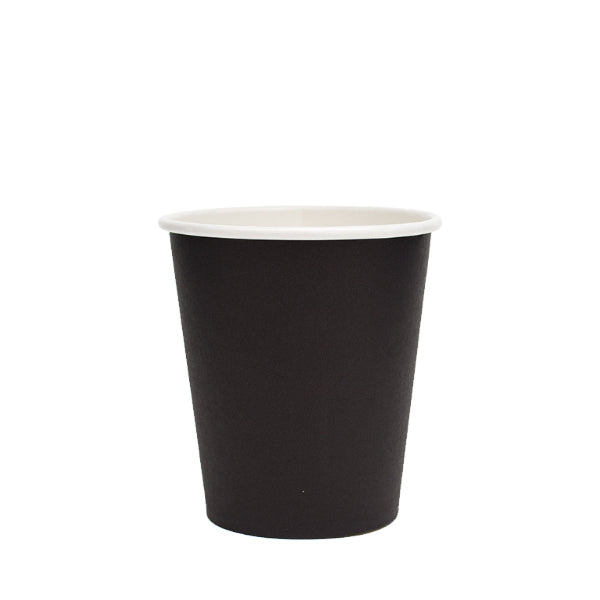 BetaEco Single Wall 8oz Black Coffee Cup (90mm)