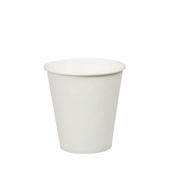BetaEco Single Wall 8oz White Coffee Cup (90mm)