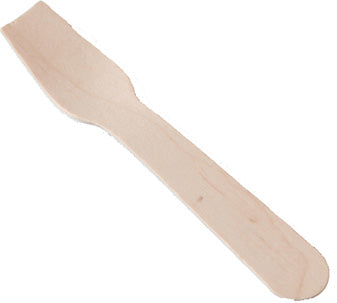 BetaEco Wooden Cutlery Gelato Spoon 1000 (10x100)