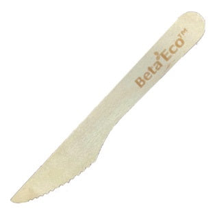 BetaEco Wooden Cutlery Knife 1000 (10x100)